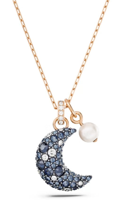 Swarovski Luna Pendant - Rose Gold Plated