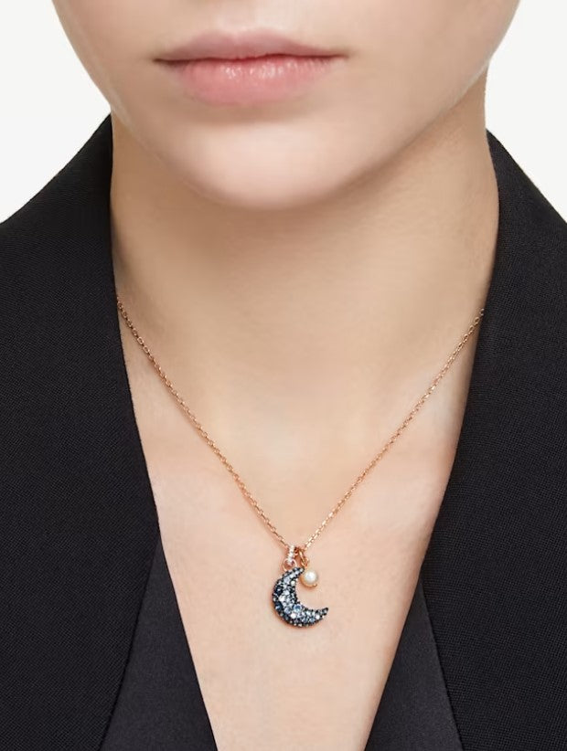 Swarovski Luna Pendant - Rose Gold Plated