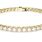 Swarovski MatrixTennis Bracelet - Gold Plated - Size Medium