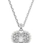 Swarovski Hyperbola Heart Pendant - Rhodium Plated