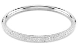 Swarovski Meteora Bangle - Rhodium Plated (Size M)