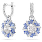 Swarovski Idyllia Blue & Clear Drop Earrings