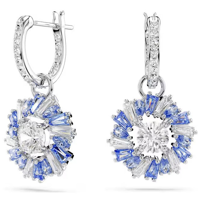 Swarovski Idyllia Blue & Clear Drop Earrings