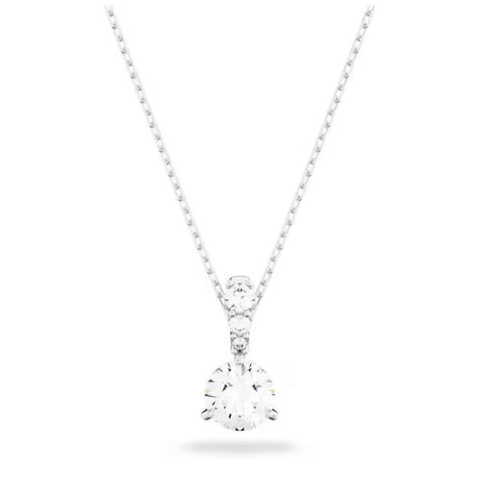 Solitaire Clear Pendant