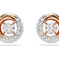 Swarovski Dextera Rose Gold Tone Circle Earrings