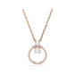 Constella Rose Gold Circle Pendant