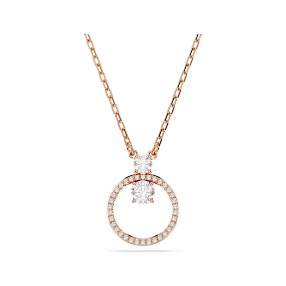 Constella Rose Gold Circle Pendant