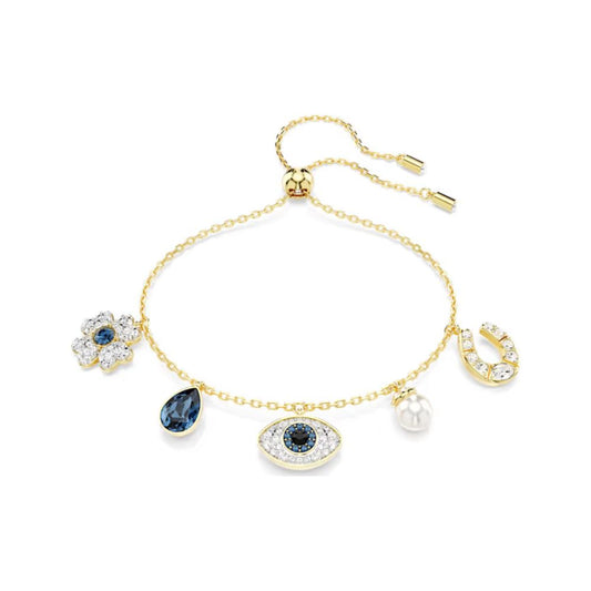 Symbolica Yellow Gold Tone Charm Bracelet