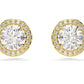 Swarovski Una Yellow Gold Stud Earrings
