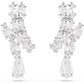 Swarovski Matrix Clear Stone Earrings