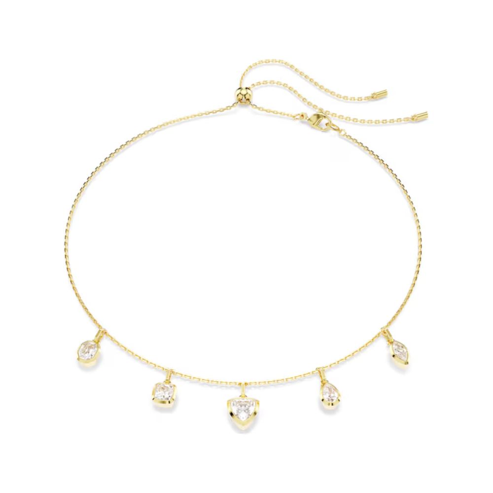 Imber Yellow Gold Tone Dangel Necklace