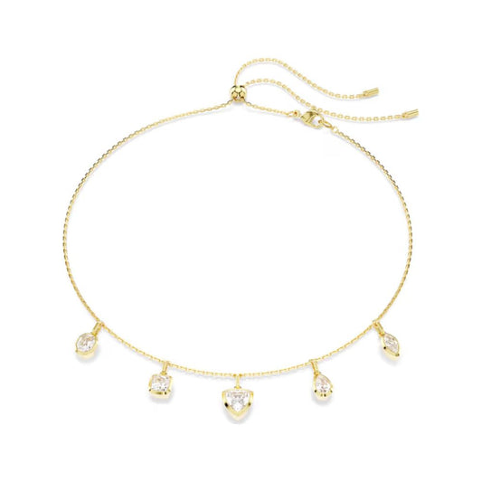Imber Yellow Gold Tone Dangel Necklace