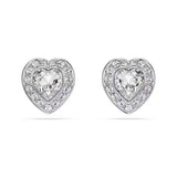 Angelic Stud Heart Earrings