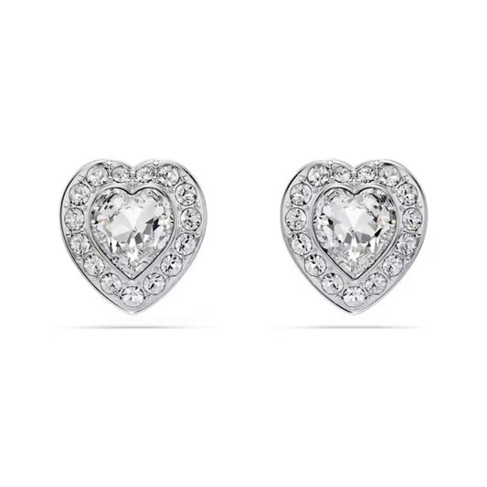 Angelic Stud Heart Earrings