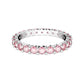 Matrix Ring with Pink Stones