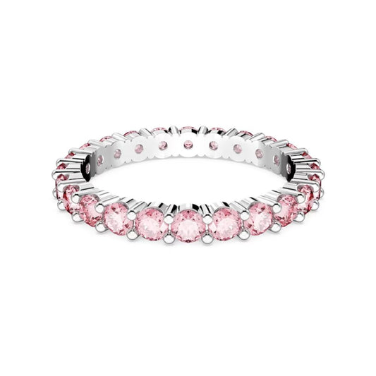 Matrix Ring with Pink Stones