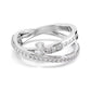 Hyperbola Crisscross Ring