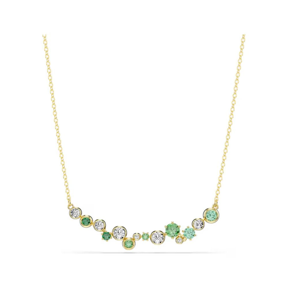 Yellow Gold Tone Constella Small Circle Necklace