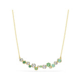 Yellow Gold Tone Constella Small Circle Necklace