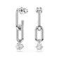 Constella Link Drop Earrings