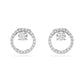 Constella Clear Circle Earrings