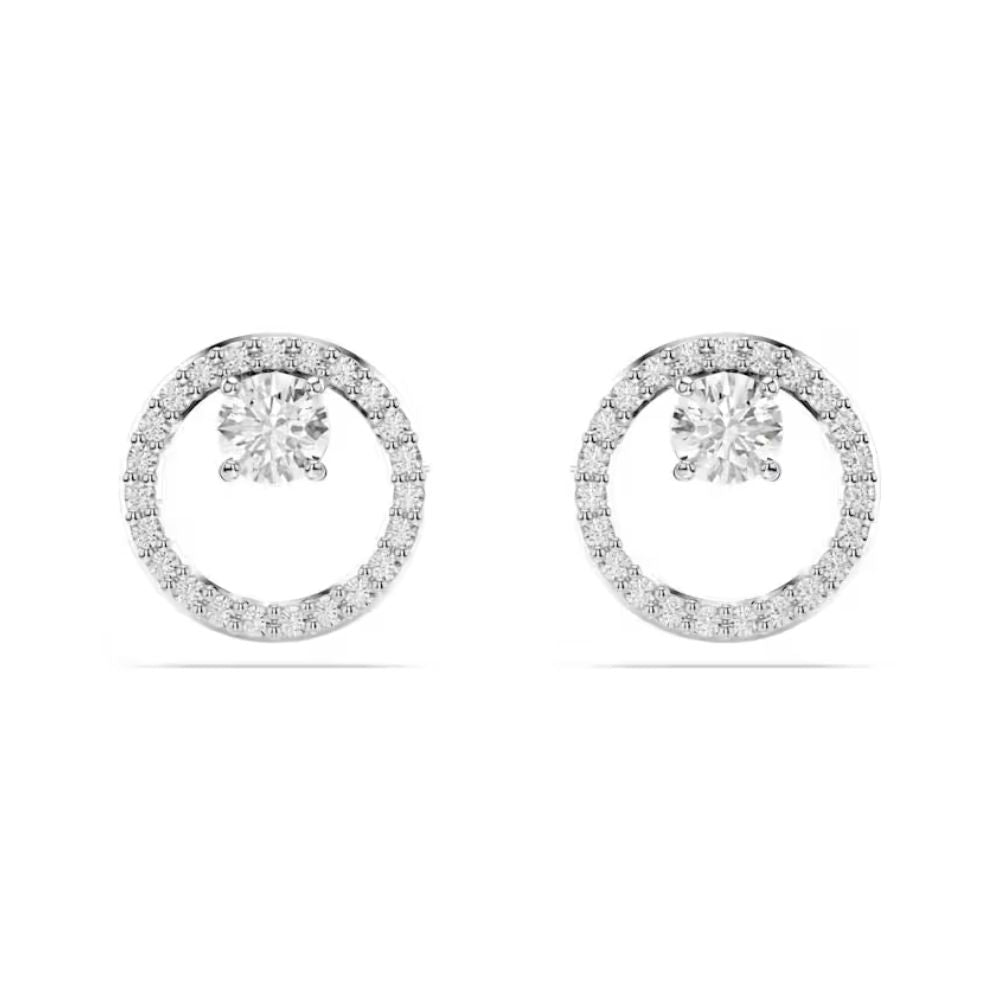 Constella Clear Circle Earrings