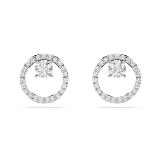 Constella Clear Circle Earrings