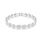Una Clear Circle Tennis Bracelet