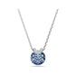 Bella Light Blue Circle Pendant