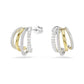 Hyperbola Yellow Gold Four Strand Hoop