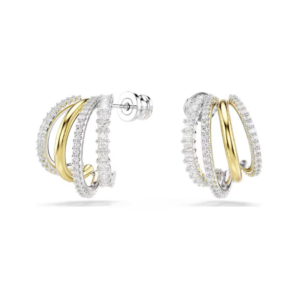 Hyperbola Yellow Gold Four Strand Hoop