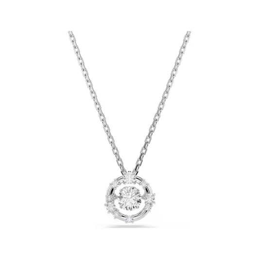 Circle Clear Stone Pendant