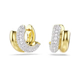 Yellow Gold Double Hoop Earrings