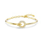 Yellow Gold Tone Circle Bracelet