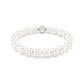 Matrix Pearl with Silver Bead Bracelet