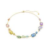 Gemma Gold Tone Neck with Jewel Tone Crystal