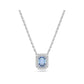 Millenia Octagon Blue & Clear Pendant