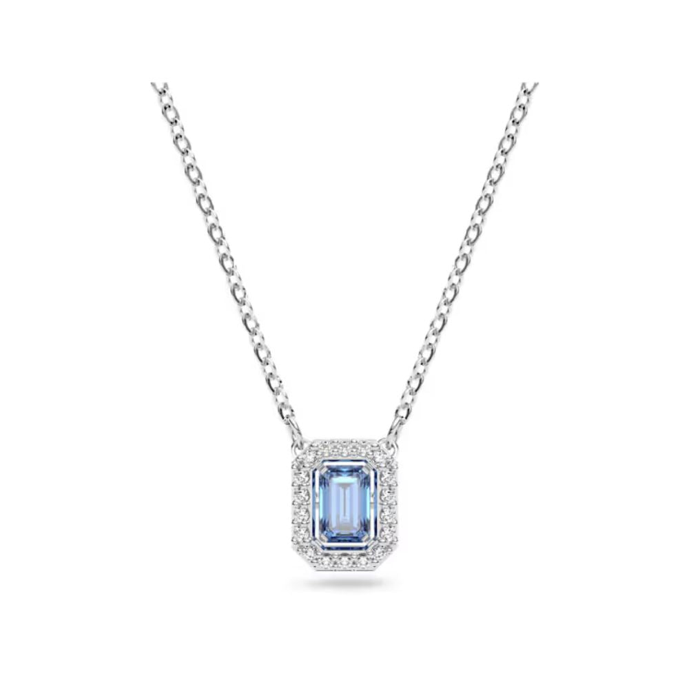 Millenia Octagon Blue & Clear Pendant
