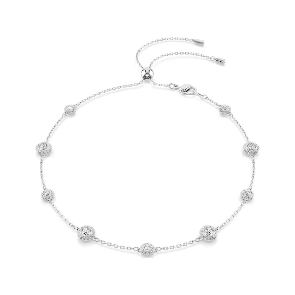Una Double Sided Station Circle Necklace