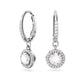 Swarovski Constella Circle Drop Earrings