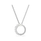 Matrix Circle Pendant with Pearl