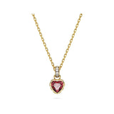 Chroma Yellow Gold Tone Heart Pendant