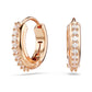 Matrix Rose Gold Tone Mini Hoops