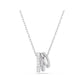 Hyperbola Three Hoop Pendant