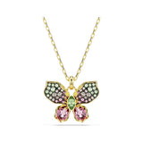 Idyllia Yellow Gold Tone Butterfly Pendant