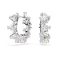 Millenia Clear Stone Hoop Earrings