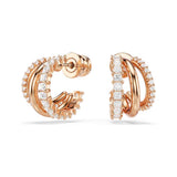 Hyperbola Rose Gold Tone Earrings
