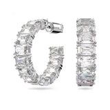 Clear Millenia Hoop Earrings