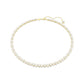 Matrix Pearl & Clear Stone Necklace