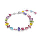 Swarovski Gema Bracelet with Multi Colored Stones - Rhodium Plated